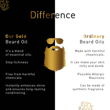 Load image into Gallery viewer, Luxurious Gold Beard Oil-With 24K Gold Leaves 30ml