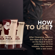 Load image into Gallery viewer, De-Tan Pack for Men- With Clove and Lemon Oil