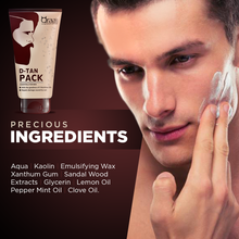 Load image into Gallery viewer, De-Tan Pack for Men- With Clove and Lemon Oil