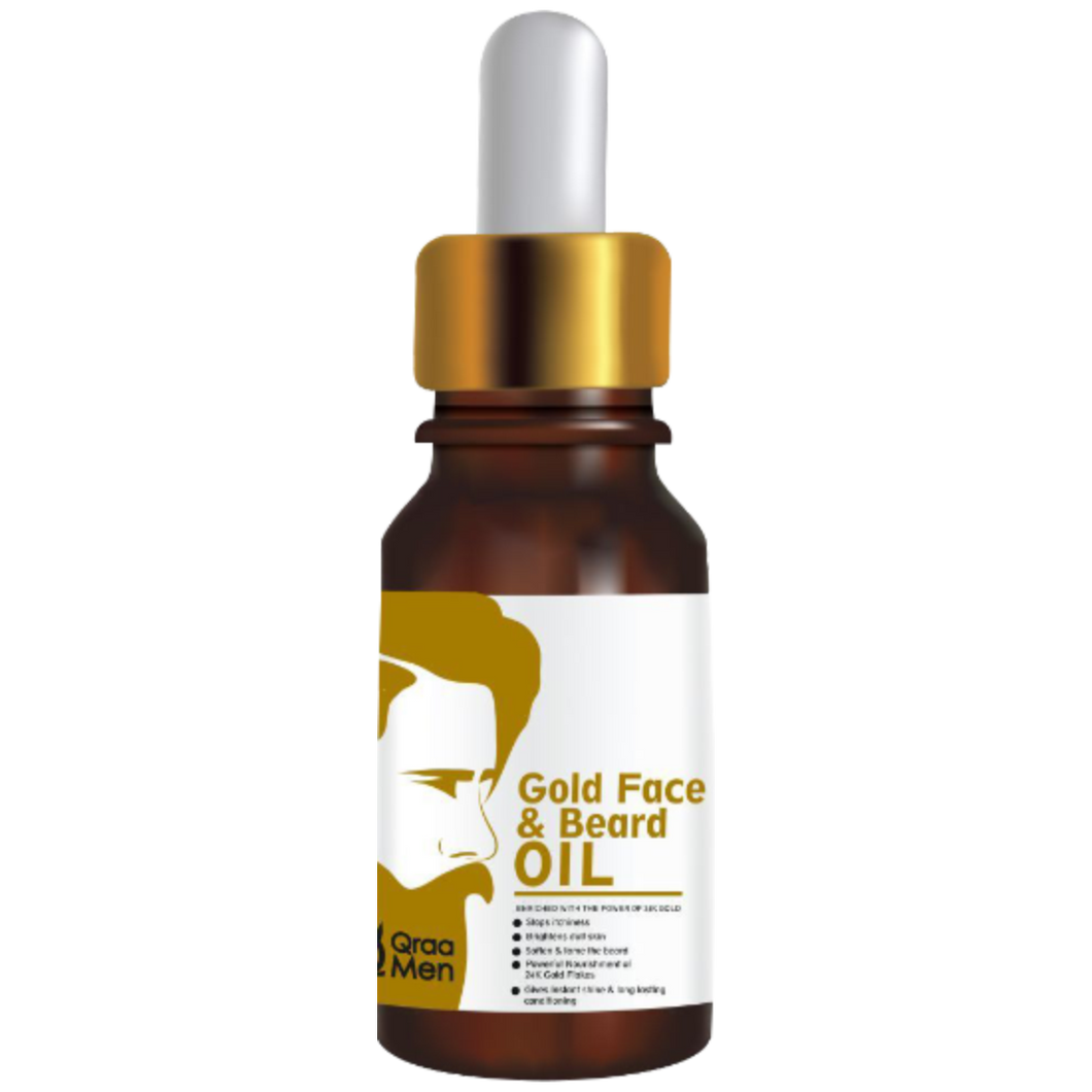 Luxurious Gold Beard Oil-With 24K Gold Leaves 30ml