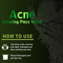 Load image into Gallery viewer, How to use Acne Clearing Face Wash
