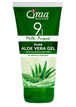 Load image into Gallery viewer, Qraa Aloe Vera Gel -9 in 1 Multipurpose Gel for Hair &amp; Skin  (100 ml)
