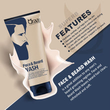 Load image into Gallery viewer, Face And Beard Wash &amp; Nourishing Styling Hair And Beard Wax Combo
