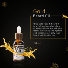 Load image into Gallery viewer, Luxurious Gold Beard Oil-With 24K Gold Leaves 30ml
