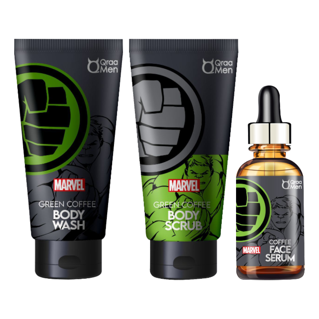 Hulk Green Coffee Body Care Kit