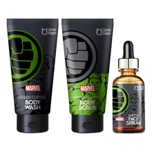 Load image into Gallery viewer, Hulk Green Coffee Body Care Kit
