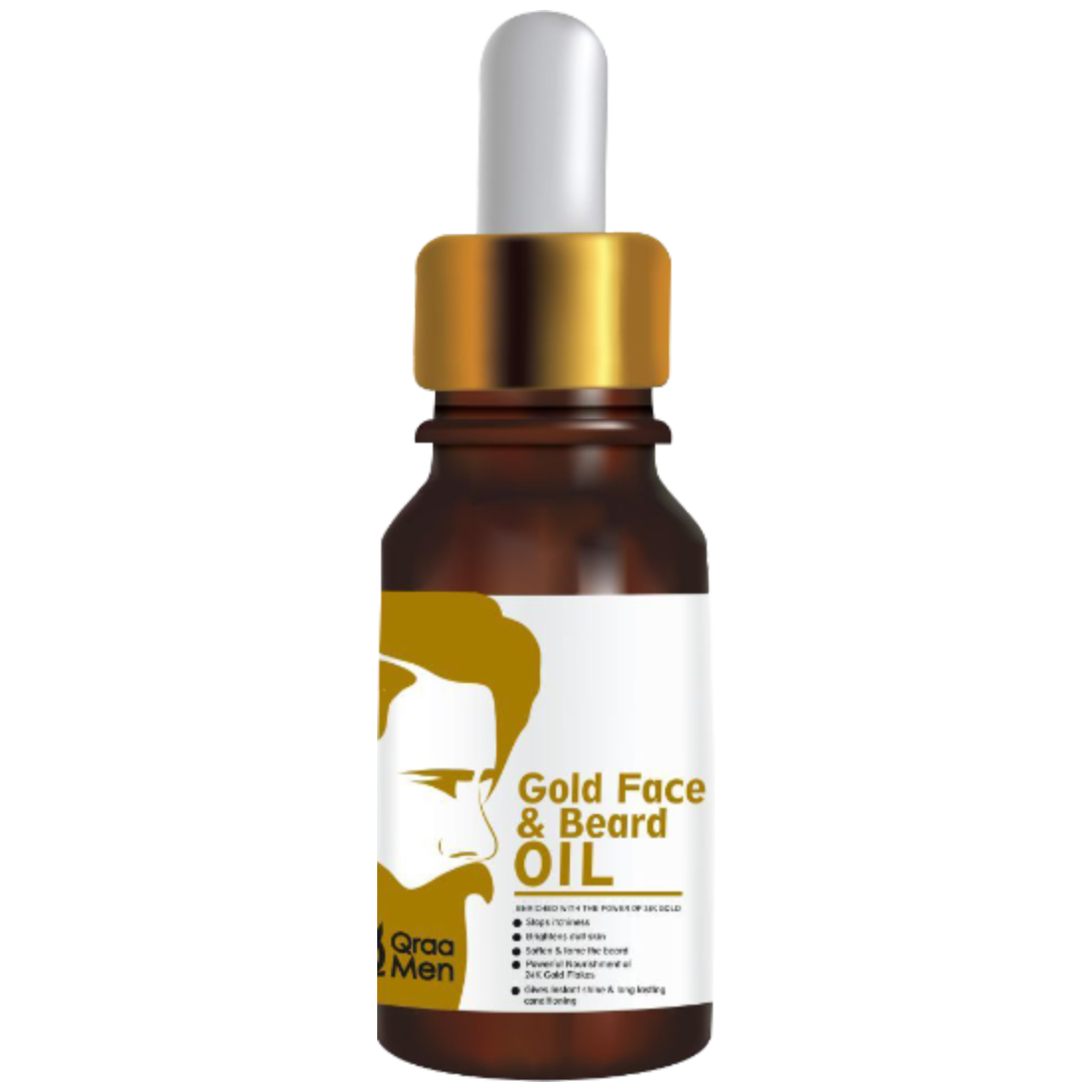 Luxurious Gold Beard Oil-With 24K Gold Leaves 30ml